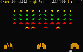 Classic Invaders atari screenshot