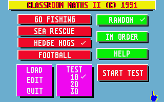 Classroom Maths II atari screenshot
