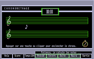 Clé de Sol atari screenshot