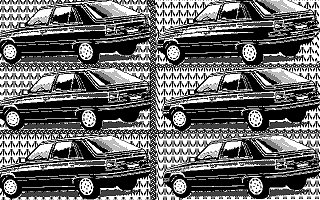 Clip Art Disk 06 - Cars 1 and 2 atari screenshot