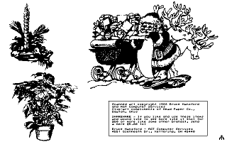 Clip Art Disk 07 - Christmas and Comics 1 atari screenshot