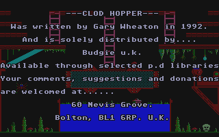Clod Hopper atari screenshot