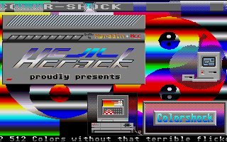 Colorschock Demo atari screenshot