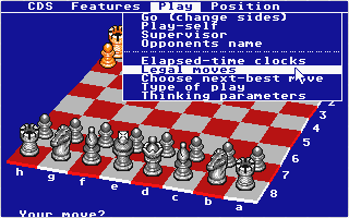 Colossus Chess X atari screenshot
