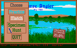Computer Coarse Angler (The) atari screenshot