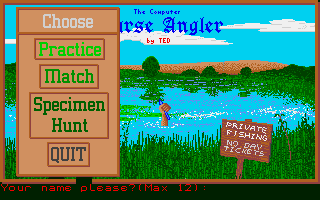 Computer Coarse Angler II (The) atari screenshot