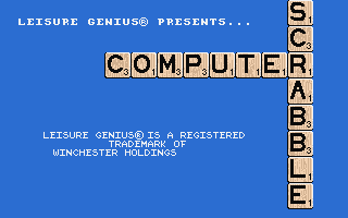 Computer Scrabble atari screenshot