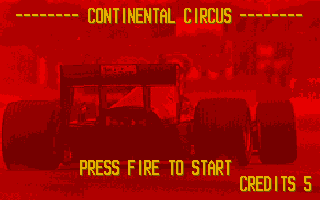 Continental Circus atari screenshot