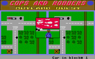 Cops and Robbers atari screenshot