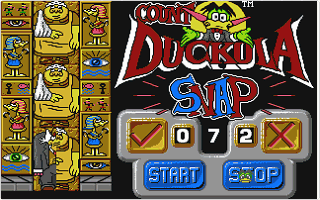 Count Duckula in No Sax Please, we're Egyptian atari screenshot
