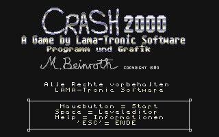Crash 2000 atari screenshot