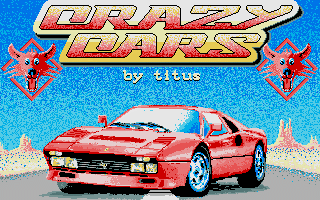 Crazy Cars atari screenshot