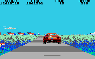 Crazy Cars atari screenshot