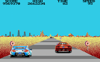 Crazy Cars atari screenshot