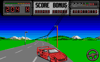 Crazy Cars II atari screenshot