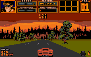 Crazy Cars III atari screenshot