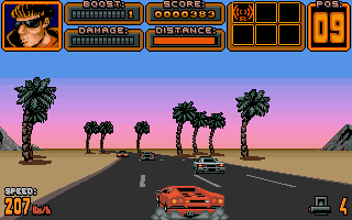 Crazy Cars III atari screenshot