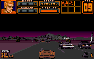 Crazy Cars III atari screenshot