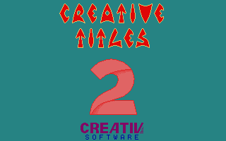 Creative Titles 2