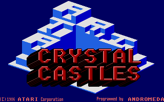 Crystal Castles atari screenshot
