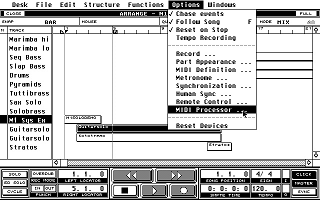 Cubase atari screenshot