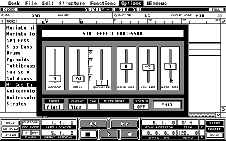 Cubase atari screenshot