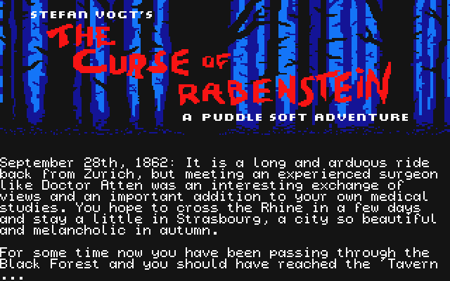 Curse of Rabenstein (The) atari screenshot