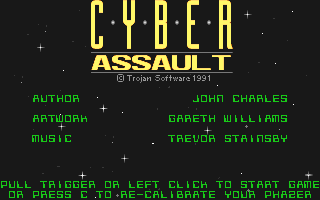 Cyber Assault atari screenshot