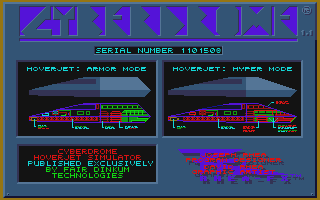 Cyberdrome - Hoverjet Simulator atari screenshot