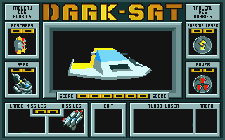 Dark-Sat atari screenshot