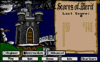 Dark Castle atari screenshot