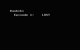 Dashiki Episode I - Lost atari screenshot