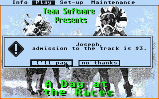 Day at the Races (A) atari screenshot