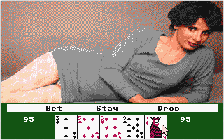 Deluxe Strip Poker atari screenshot