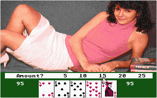 Deluxe Strip Poker atari screenshot