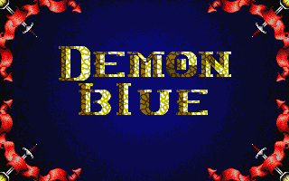 Demon Blue atari screenshot