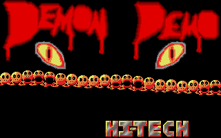 Demon demo atari screenshot