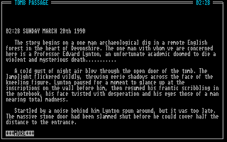 Demon's Tomb - The Awakening atari screenshot