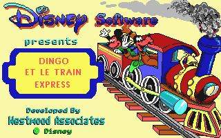 Dingo et le Train Express atari screenshot