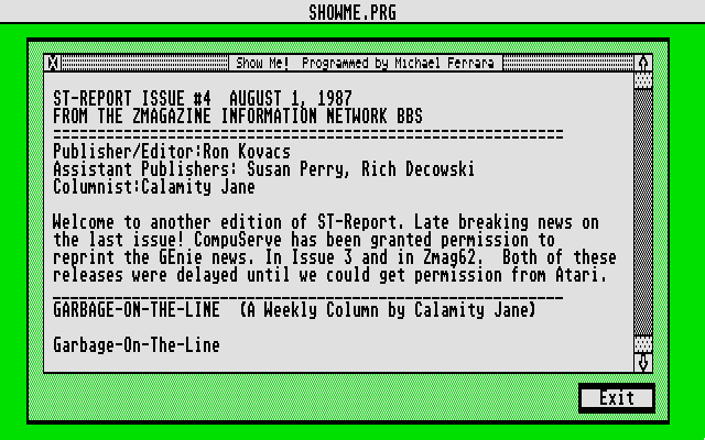 DiskMate atari screenshot