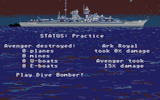 Dive Bomber atari screenshot