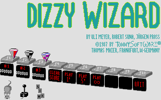 Dizzy Wizard atari screenshot