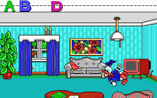 Donald et l'Alphabet Magique atari screenshot