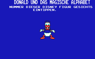 Donald und das Magische Alphabet atari screenshot