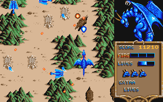 Dragon Spirit atari screenshot