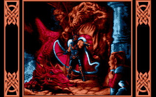 Dragons of Flame atari screenshot
