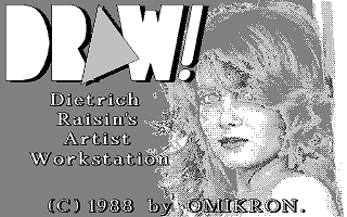 DRAW! - Dietrich Raisin's Artist Workstation atari screenshot