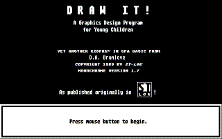Draw It! atari screenshot