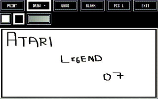 Draw It! atari screenshot