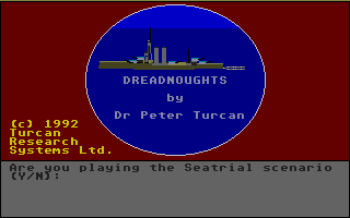 Dreadnoughts atari screenshot